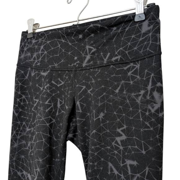 Lululemon Wunder Under Crop II *Full-On Luon Star Crushed Coal Black Women's 6 - Picture 7 of 13